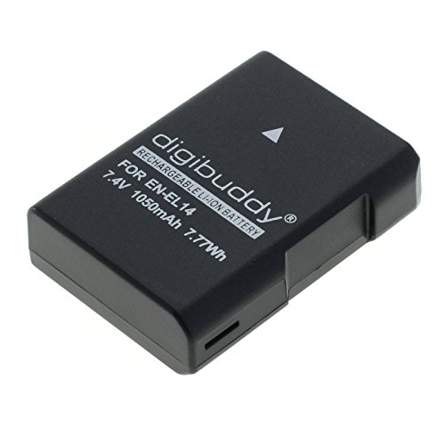 digibuddy Akku für Nikon EN-EL14a Li-Ion Schwarz digibuddy Akku für Nikon EN-EL14a Li-Ion Schwarz von digibuddy