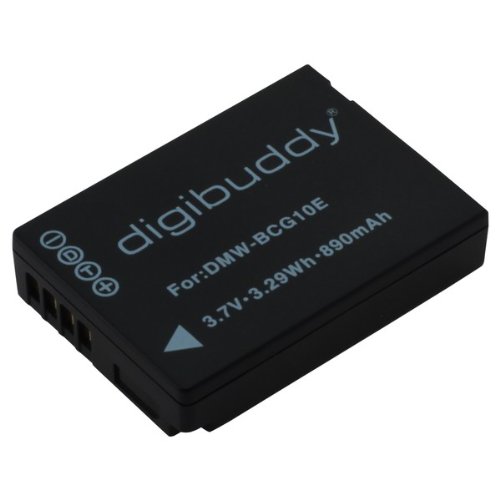 digibuddy Akku für Panasonic DMW-BCG10E Li-Ion Schwarz von digibuddy