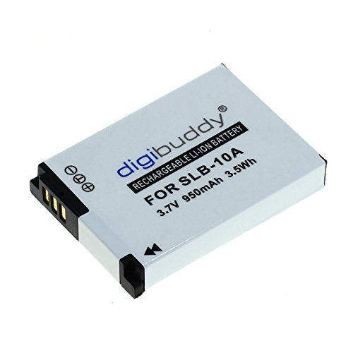 digibuddy Akku für Samsung SLB-10A / JVC BN-VH105 Li-Ion Schwarz von digibuddy