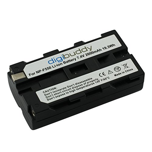 digibuddy Akku für Sony NP-F550 Li-Ion Schwarz digibuddy Akku für Sony NP-F550 Li-Ion Schwarz von digibuddy
