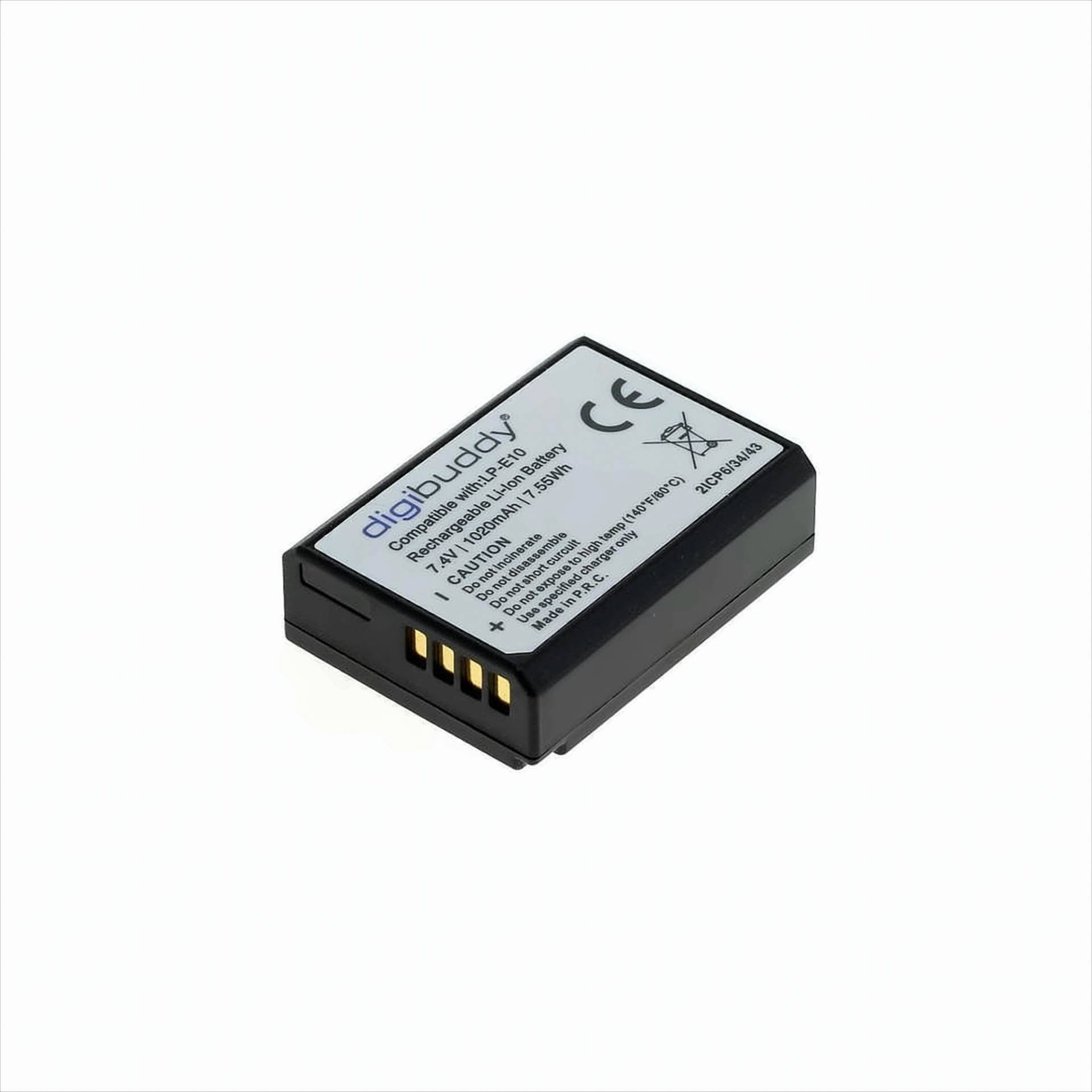 digibuddy Akku kompatibel zu Canon LP-E10 Li-Ion digibuddy Akku kompatibel zu Canon LP-E10 Li-Ion