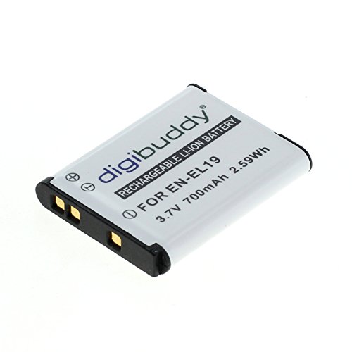digibuddy Akku kompatibel zu Nikon EN-EL19 Li-Ion digibuddy Akku kompatibel zu Nikon EN-EL19 Li-Ion von digibuddy