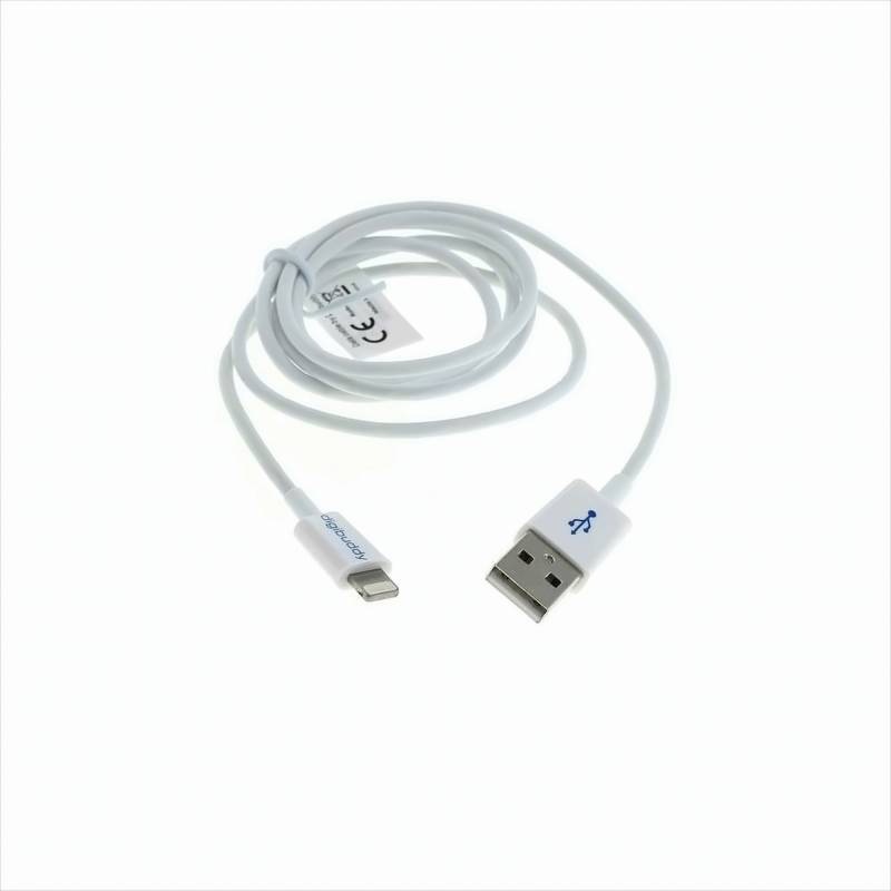 digibuddy USB Sync- & Ladekabel kompatibel zu Apple iPhone / iPad - für Geräte mit Lightning Connector von digibuddy