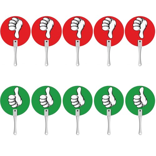 dijiusidy 10 Stück Agree Paddles True False Handheld Paddle Set für schnelle Entscheidungen ABS Zubehör und Auktionsschilder True False Paddles dijiusidy 10 Stück Agree Paddles True False Handheld Paddle Set für schnelle Entscheidungen ABS Zubehör und Auktionsschilder True False Paddles von dijiusidy