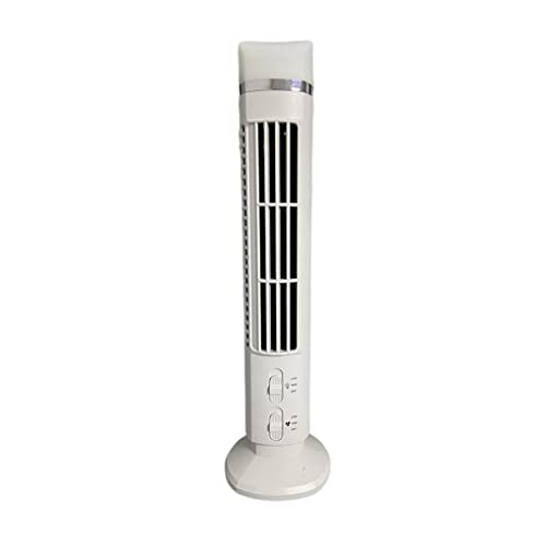 dijiusidy Desktop Lüfter Sommer Einstellbare Stable Air Cooler Fans Vertical Personal Powerful Rechargeable Cooling Tool Schlafsaal, Weiß/mit Licht von dijiusidy