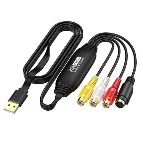 dijiusidy Mini DV Bandkonverter zum einfachen Digitalisieren Alter Erinnerungen ABS VHS Digitalkonverter Hi8 Digitalkonverter dijiusidy Mini DV Bandkonverter zum einfachen Digitalisieren Alter Erinnerungen ABS VHS Digitalkonverter Hi8 Digitalkonverter von dijiusidy