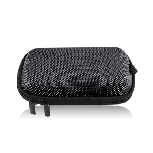 dijiusidy Telefon Bluetooth kompatible Kopfhörer Aufbewahrungstaschen Kabel Organizer Innennetz Headset Reißverschlusstaschen Zubehör, Schwarz von dijiusidy