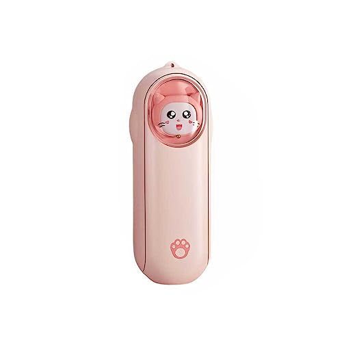 dijiusidy USB Mini Handventilator für den Außenbereich, stumm, starker Wind, Hals, hängendes Kühlgerät, Kühler für Reisen, Camping, Büro, Zuhause, Rosa von dijiusidy