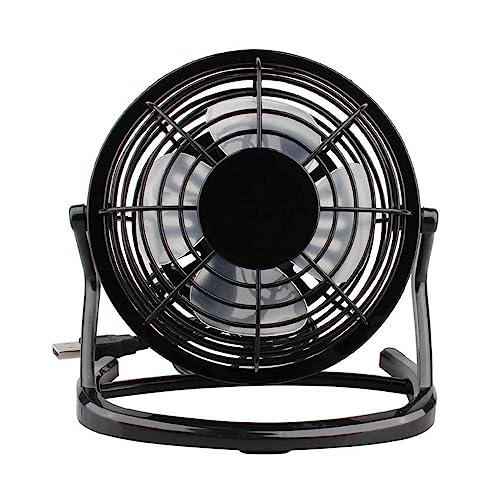 dijiusidy USB Silent Fan Universelle tragbare Lüfter Mini Lüfter Sockel 4 Drehflügelventilator für Laptop Büro Sommer von dijiusidy