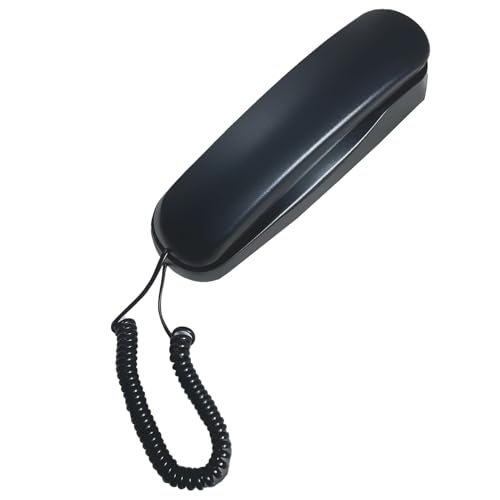 dijiusidy Wandmontierbares Festnetztelefon mit Wahlwiederholungsfunktion für die letzte Nummer, ABS Digitaltelefone für Vollfaser Breitband Festnetztelefone, A von dijiusidy