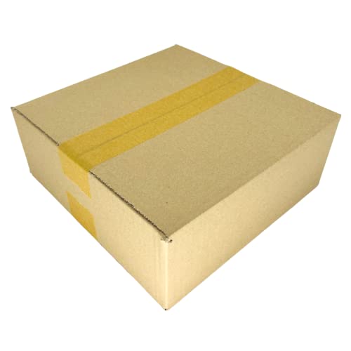 100 Faltkartons 250 x 250 x 100 mm(244x244x90mm) Verpackung Versand Box Schachtel aus Wellpappe Karton Kiste Päckchen Postversand DHL Hermes DPD GLS UPS dimapax von dimapax