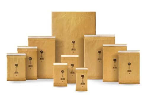 100 Papier Polsterversandtaschen Papiertaschen Polstertaschen aus Papier von dimapax (Gr. 0 Padded Bag 135 x 229/150 x 229 mm) von dimapax