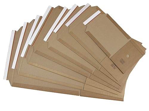 dimapax LP Schallpplatten, Buchverpackung, Wickelverpackung selbstklebend mit Aufreißfaden (50, 320 x 320 x 10-80 mm) von dimapax