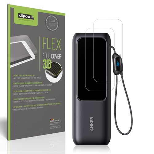 dipos FLEX 2x Schutzfolie matt passend für Anker A1695 Laptop Powerbank, Antireflex, 100% Displayabdeckung, Fingerprint Kompatibel, case-friendly, Full Cover Displayschutz Folie dipos FLEX 2x Schutzfolie matt passend für Anker A1695 Laptop Powerbank, Antireflex, 100% Displayabdeckung, Fingerprint Kompatibel, case-friendly, Full Cover Displayschutz Folie von dipos