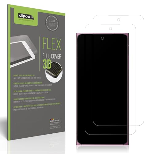 dipos FLEX 2x Schutzfolie matt passend für HMD Skyline, Antireflex, 100% Displayabdeckung, Fingerprint Kompatibel, case-friendly, Full Cover Displayschutz Folie von dipos