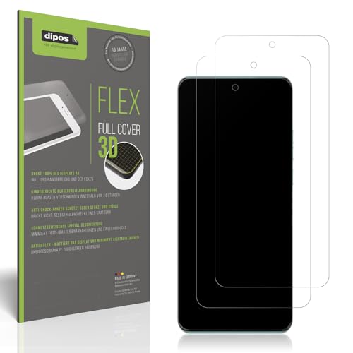 dipos Flex 2X Schutzfolie matt passend für Motorola Edge 40 Neo, Antireflex, 100% Displayabdeckung, Fingerprint-Kompatibel, Case-Friendly, Full Cover Displayschutz Folie von dipos