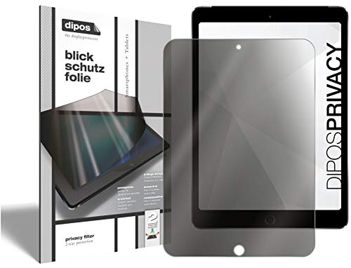 dipos I 2-Wege Blickschutzfolie kompatibel mit Apple iPad Air (Im Querformat) 2 Stück I Sichtschutz-Folie Display-Schutzfolie Privacy-Screen - Schützt gegen seitliche Blicke von dipos