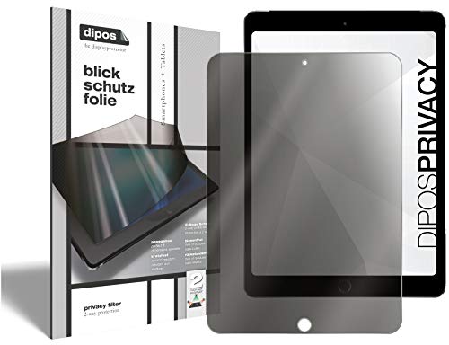 dipos I 2-Wege Blickschutzfolie kompatibel mit Apple iPad Air 2 (Im Querformat) 2 Stück I Sichtschutz-Folie Display-Schutzfolie Privacy-Screen - Schützt gegen seitliche Blicke von dipos