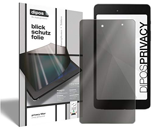 dipos I 2-Wege Blickschutzfolie kompatibel mit Medion E6912 Tablet eBook Reader (Im Querformat) 2 Stück I Sichtschutz-Folie Display-Schutzfolie Privacy-Screen - Schützt gegen seitliche Blicke von dipos