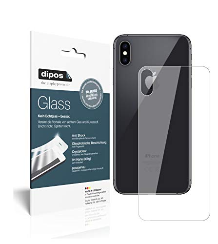 dipos I 2X Displayschutz klar kompatibel mit Apple iPhone XS Max Rückseite Schutzfolie 9H Anti-Shock dipos I 2X Displayschutz klar kompatibel mit Apple iPhone XS Max Rückseite Schutzfolie 9H Anti-Shock von dipos