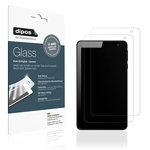 dipos I 2X Displayschutz matt kompatibel mit Positivo Twist T770F Schutzfolie 9H Anti-Shock von dipos