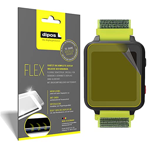 dipos I 2X Schutzfolie 100% kompatibel mit Anio 5 Smartwatch Folie I Full Cover 3D Displayschutz-Folie von dipos