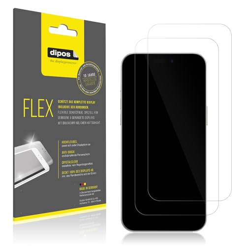 dipos I 2X Schutzfolie 100% kompatibel mit Apple iPhone 16 Folie I 3D Full Cover Displayschutzfolie dipos I 2X Schutzfolie 100% kompatibel mit Apple iPhone 16 Folie I 3D Full Cover Displayschutzfolie von dipos