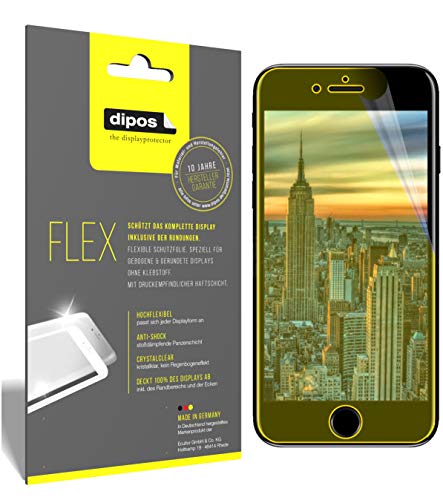dipos I 2X Schutzfolie 100% kompatibel mit Apple iPhone SE (2020) Folie I Full Cover 3D Displayschutz-Folie von dipos