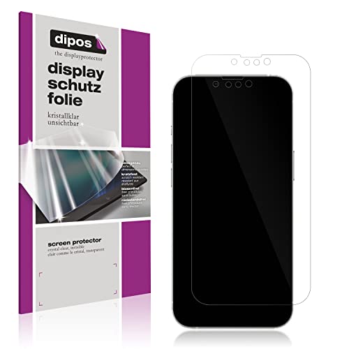 dipos I 2X Schutzfolie klar kompatibel mit Apple iPhone 14 Folie Displayschutzfolie von dipos