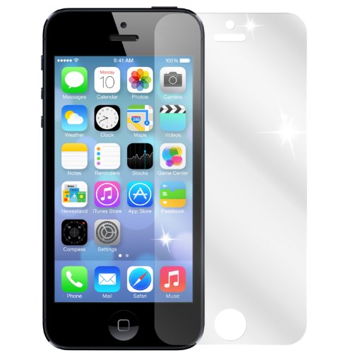 dipos I 2X Schutzfolie klar kompatibel mit Apple iPhone SE / 5S / 5 Folie Displayschutzfolie von dipos