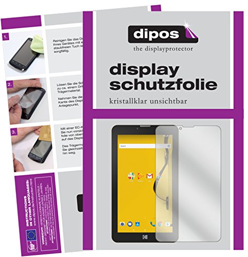 dipos I 2X Schutzfolie klar kompatibel mit Archos Kodak Tablet 7 Zoll Folie Displayschutzfolie von dipos