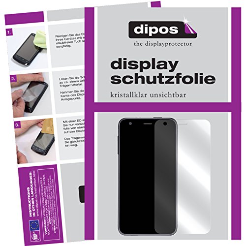 dipos I 2X Schutzfolie klar kompatibel mit CSL Panther Tab 10 Folie Displayschutzfolie von dipos