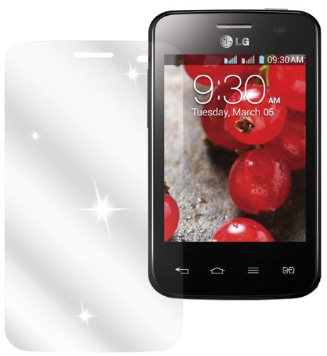 dipos I 2X Schutzfolie klar kompatibel mit LG L3 II Dual Folie Displayschutzfolie von dipos