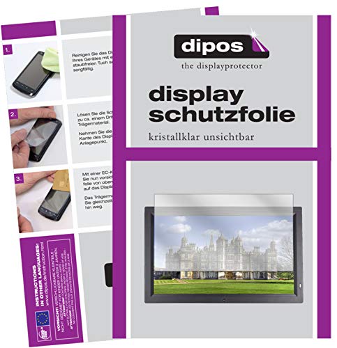 dipos I 2X Schutzfolie klar kompatibel mit Xoro DPF 21A2 Folie Displayschutzfolie von dipos