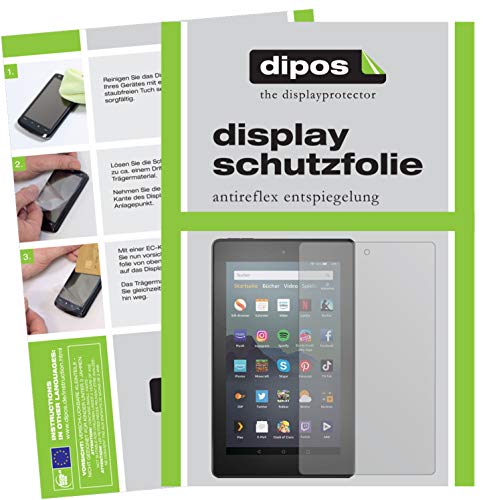 dipos I 2X Schutzfolie matt kompatibel mit Amazon Fire 7 Tablet 9. Generation (2019) Folie Displayschutzfolie von dipos
