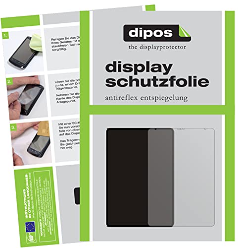 dipos I 2X Schutzfolie matt kompatibel mit Apple iPad Pro 12.9 Zoll (5.Gen 2021) Folie Displayschutzfolie von dipos