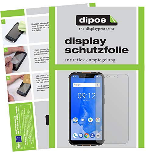 dipos I 2X Schutzfolie matt kompatibel mit Ulefone Armor 5 Folie Displayschutzfolie von dipos