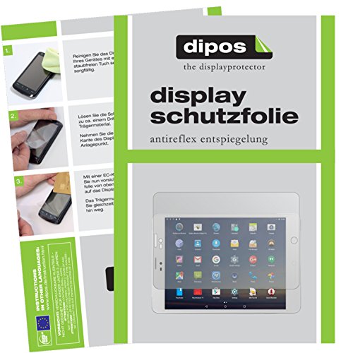 dipos I 2X Schutzfolie matt kompatibel mit Winnovo M798 Tablet PC Folie Displayschutzfolie von dipos