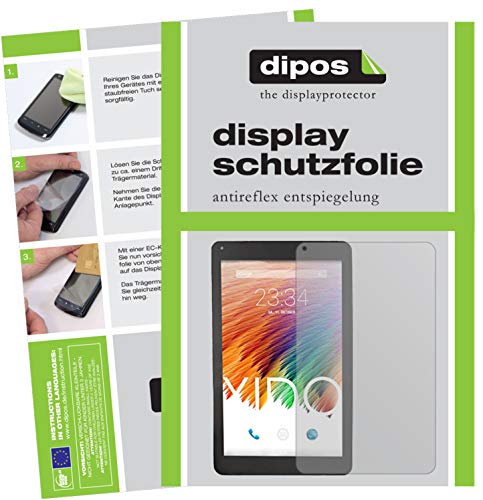dipos I 2X Schutzfolie matt kompatibel mit XIDO Tablet X111 Folie Displayschutzfolie von dipos