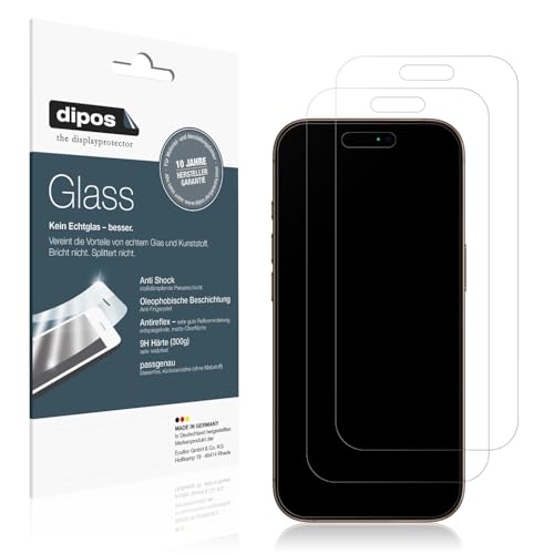 dipos I 2X Displayschutz 9H matt kompatibel mit Apple iPhone 16 Pro Max Schutzfolie Anti-Shock Folie dipos I 2X Displayschutz 9H matt kompatibel mit Apple iPhone 16 Pro Max Schutzfolie Anti-Shock Folie von dipos