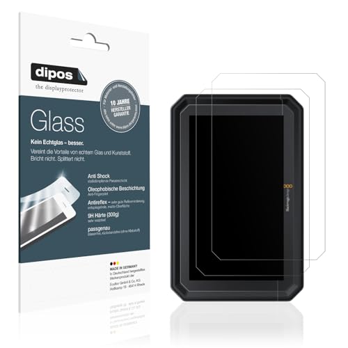 dipos I 2x Displayschutz 9H matt kompatibel mit BlackMagic Design Pyxis 6K Monitor Schutzfolie Anti-Shock Folie von dipos