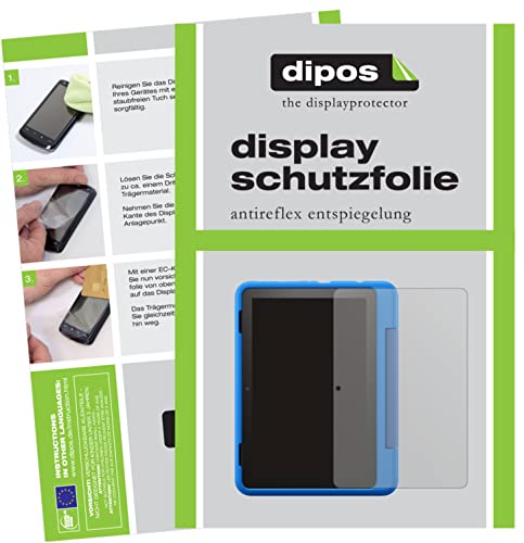 dipos I 2x Schutzfolie matt kompatibel mit Amazon Fire HD 8 Kids Pro-Tablet Folie Displayschutzfolie von dipos