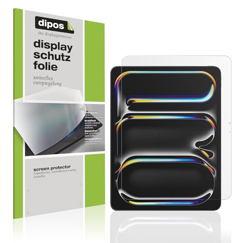 dipos I 2x Schutzfolie matt kompatibel mit Apple iPad Pro 13 Zoll M4 2024 Folie Displayschutzfolie von dipos