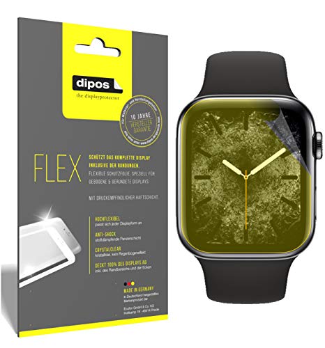 dipos I 3X Schutzfolie 100% kompatibel mit Apple Watch SE (40mm) Folie I 3D Full Cover Displayschutzfolie von dipos