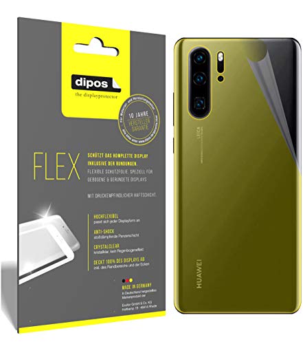 dipos I 3X Schutzfolie 100% kompatibel mit Huawei P30 Pro Rückseite Folie (Vollständige Displayabdeckung) Displayschutzfolie von dipos