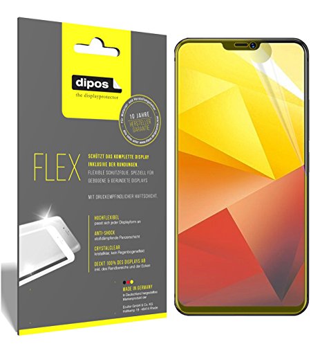 dipos I 3X Schutzfolie 100% kompatibel mit Vivo X21i Folie (Vollständige Displayabdeckung) Displayschutzfolie von dipos