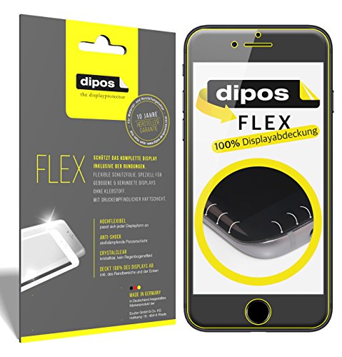 dipos I 3X Schutzfolie 100% kompatibel mit iPhone 7 Plus Folie (Vollständige Displayabdeckung) Displayschutzfolie von dipos
