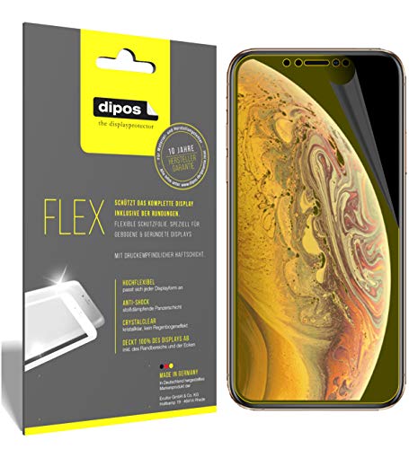dipos I 3X Schutzfolie kompatibel mit Apple iPhone XS Max Folie I 3D 100% Full Cover I Premium Set inkl. Montage-Zubehör dipos I 3X Schutzfolie kompatibel mit Apple iPhone XS Max Folie I 3D 100% Full Cover I Premium Set inkl. Montage-Zubehör von dipos