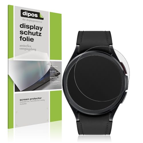 dipos I 4X Schutzfolie matt kompatibel mit Samsung Galaxy Watch 6 Classic (43mm) Folie Displayschutzfolie von dipos