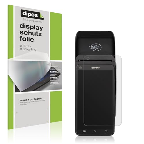 dipos I 4x Schutzfolie matt passend für Verifone T650c Folie Displayschutzfolie, Ultra-Dünn, Case-Friendly, Fingerprint-Kompatibel von dipos
